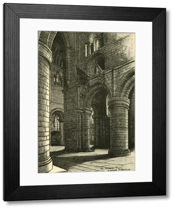 Framed Print : Part of the Nave, Carlisle Cathedral, 1898. Creator: Unknown Framed Print : Part of the Nave, Carlisle Cathedral, 1898. Creator: Unknown