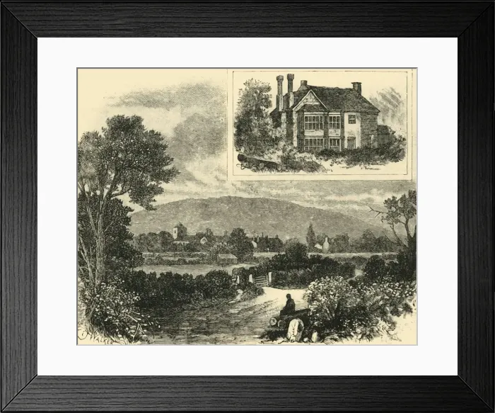 Framed Print : Little Wenlock and the Whekin. The Old Hall, 1898. Creator: Unknown Framed Print : Little Wenlock and the Whekin. The Old Hall, 1898. Creator: Unknown