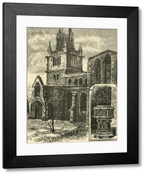 Framed Print : St. Marys Station. The Font, 1898. Creator: Unknown