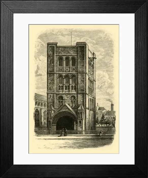 Framed Print : The Norman Tower, 1898. Creator: Unknown Framed Print : The Norman Tower, 1898. Creator: Unknown