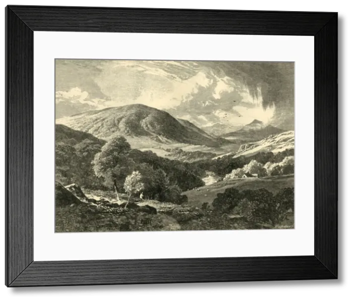 Framed Print : The Lledr Valley, 1898. Creator: Unknown Framed Print : The Lledr Valley, 1898. Creator: Unknown