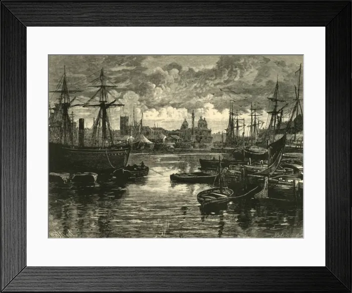Framed Print : Hull, from the Docks, 1898. Creator: Unknown Framed Print : Hull, from the Docks, 1898. Creator: Unknown