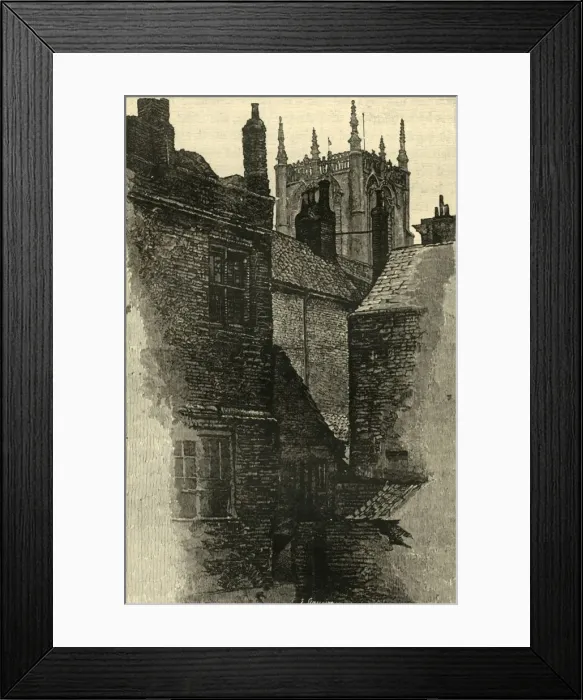 Framed Print : The Tower of Holy Trinity, 1898. Creator: Unknown Framed Print : The Tower of Holy Trinity, 1898. Creator: Unknown