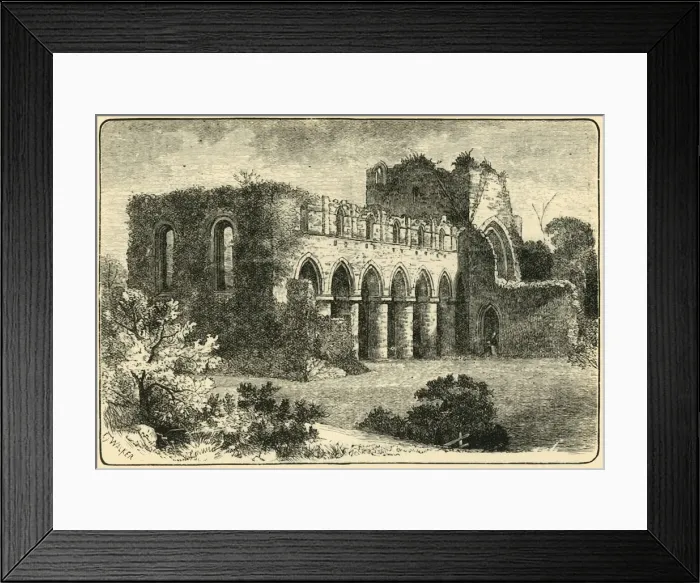 Framed Print : Buildwas Abbey, 1898. Creator: Unknown Framed Print : Buildwas Abbey, 1898. Creator: Unknown