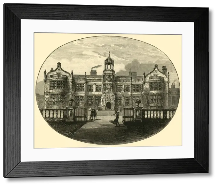 Framed Print : Ingestre Hall (The Old Building), 1898. Creator: Unknown