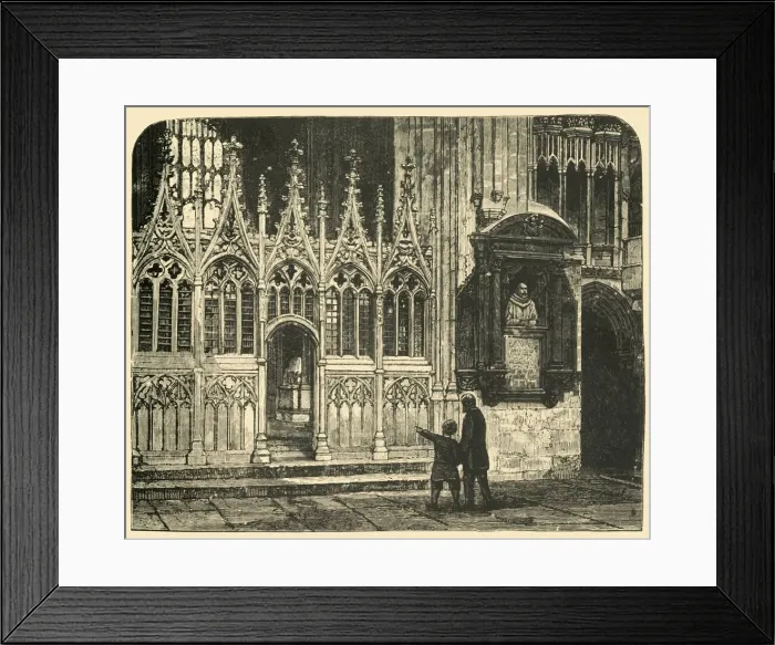 Framed Print : The Transept of the Martyrdom, 1898. Creator: Unknown Framed Print : The Transept of the Martyrdom, 1898. Creator: Unknown