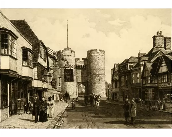 Westgate, Canterbury, 1898. Creator: Unknown