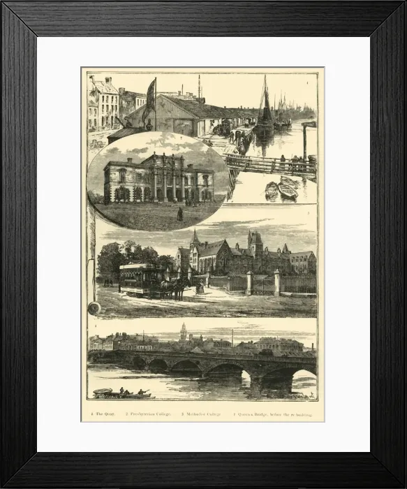 Framed Print : Views in Belfast, 1898. Creator: Unknown Framed Print : Views in Belfast, 1898. Creator: Unknown