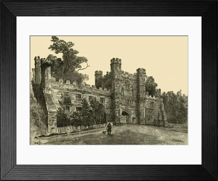 Framed Print : Gateway of Battle Abbey, 1898. Creator: Unknown Framed Print : Gateway of Battle Abbey, 1898. Creator: Unknown
