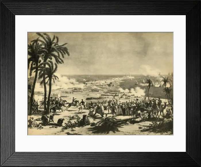 Framed Print : The Battle of Aboukir, 25 July 1799, (1921). Creator: Unknown