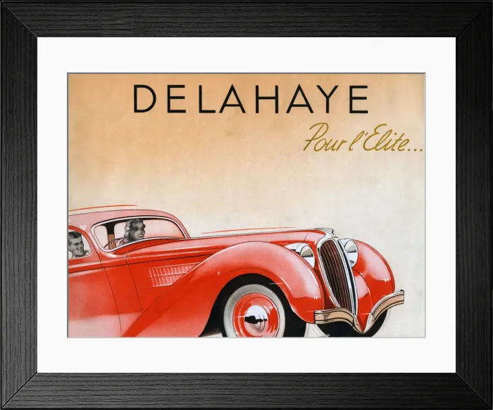 Framed Print : 1938 Delahaye. Creator: Unknown Framed Print : 1938 Delahaye. Creator: Unknown