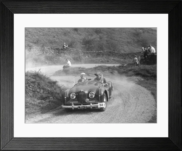 Framed Print : 1952 Jowett Jupiter, Morecambe rally. Creator: Unknown Framed Print : 1952 Jowett Jupiter, Morecambe rally. Creator: Unknown