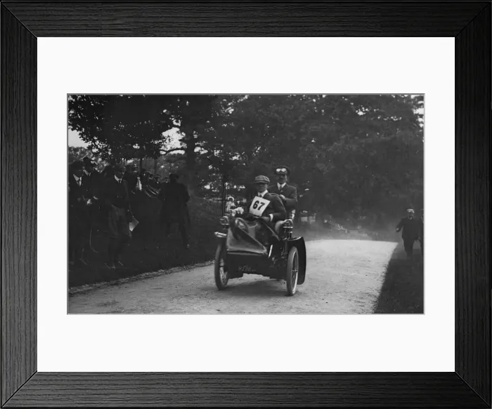 Framed Print : 1906 Lagonda 12hp tricar. Creator: Unknown