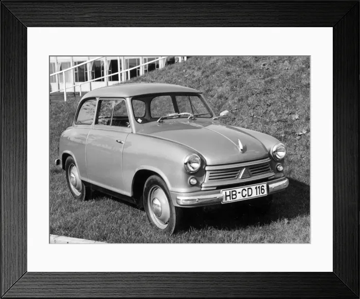 Framed Print : 1958 Lloyd 600. Creator: Unknown Framed Print : 1958 Lloyd 600. Creator: Unknown