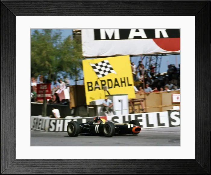 Framed Print : BRM P261, Graham Hill, 1966 Monaco Grand Prix. Creator: Unknown Framed Print : BRM P261, Graham Hill, 1966 Monaco Grand Prix. Creator: Unknown