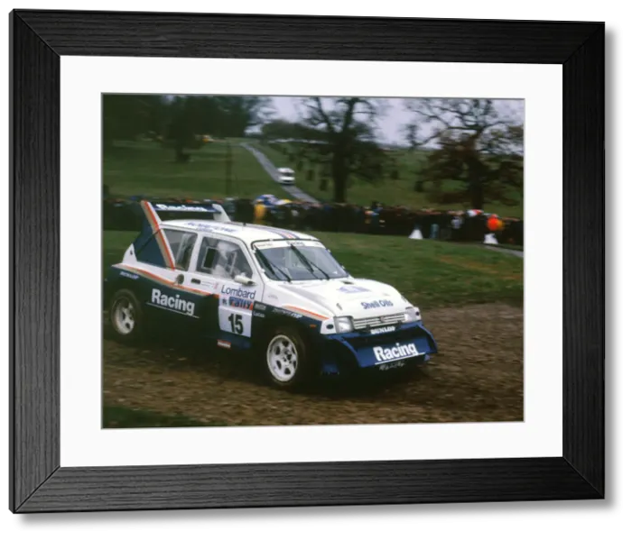 Framed Print : MG Metro 6R4, Jimmy McRae 1986 RAC Rally. Creator: Unknown Framed Print : MG Metro 6R4, Jimmy McRae 1986 RAC Rally. Creator: Unknown