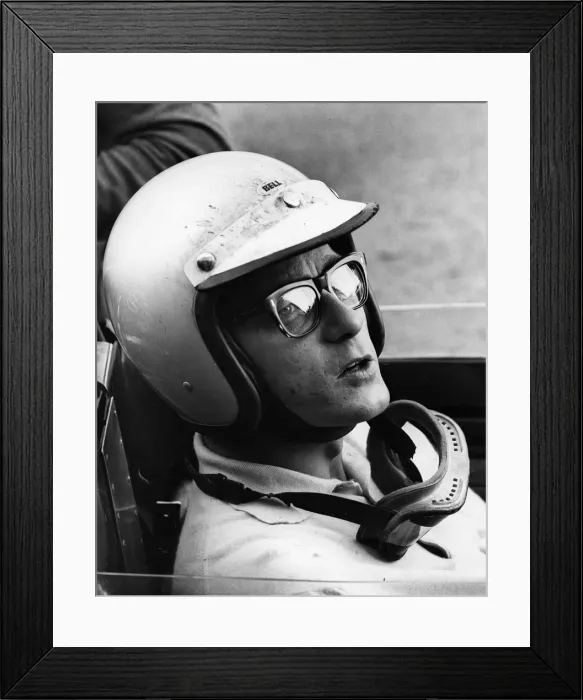 Framed Print : Masten Gregory, racing driver. Creator: Unknown Framed Print : Masten Gregory, racing driver. Creator: Unknown