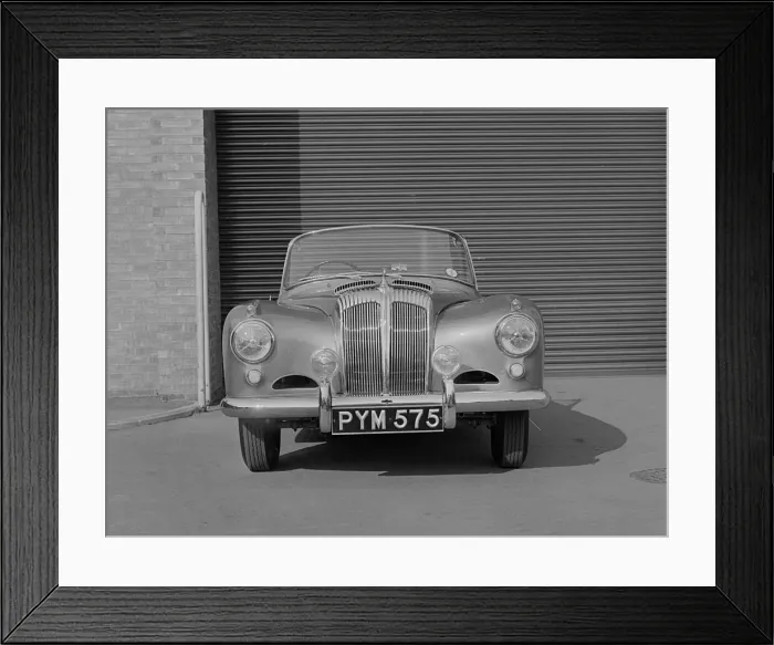Framed Print : 1955 Daimler Conquest Roadster by Hooper used in Norman Wisdom film Up in the World Framed Print : 1955 Daimler Conquest Roadster by Hooper used in Norman Wisdom film Up in the World
