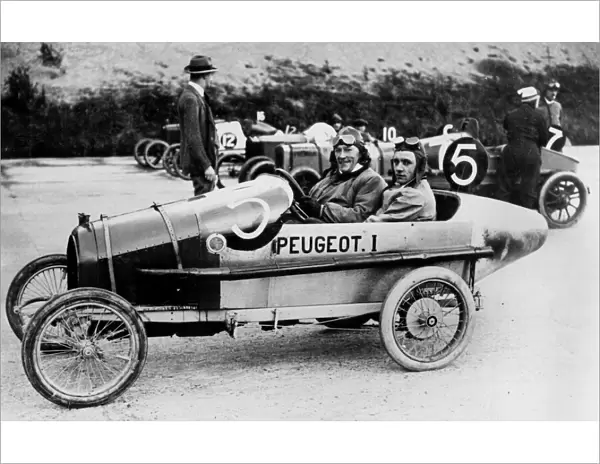 1920 Peugeot Bebe at Brooklands. Creator: Unknown