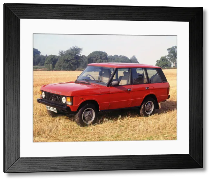 Framed Print : 1985 Range Rover. Creator: Unknown Framed Print : 1985 Range Rover. Creator: Unknown