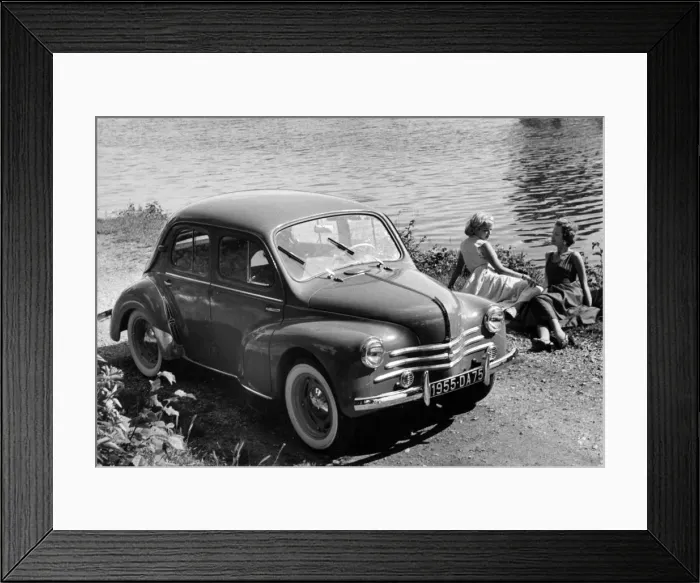 Framed Print : 1955 Renault 4CV 750. Creator: Unknown Framed Print : 1955 Renault 4CV 750. Creator: Unknown