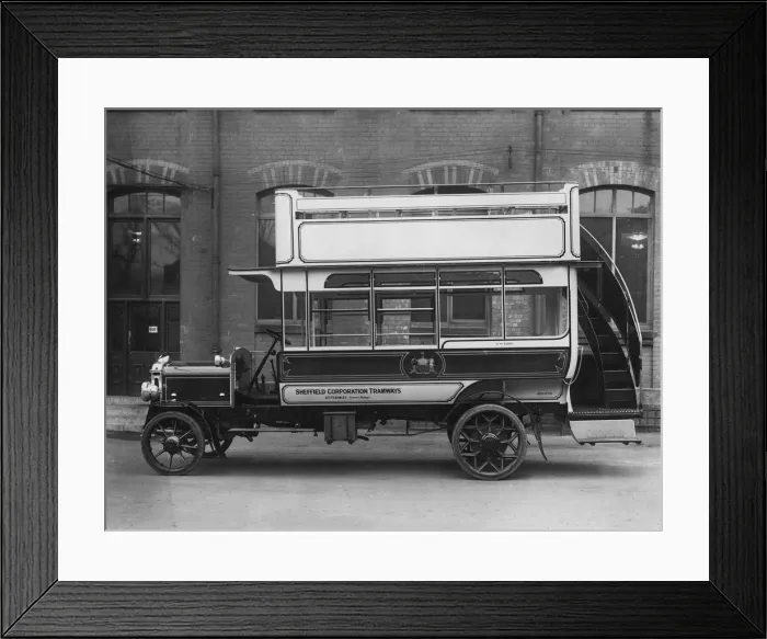 Framed Print : 1914 Daimler bus. Creator: Unknown Framed Print : 1914 Daimler bus. Creator: Unknown