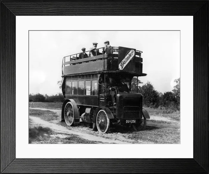 Framed Print : 1910 Daimler KPL bus. Creator: Unknown Framed Print : 1910 Daimler KPL bus. Creator: Unknown
