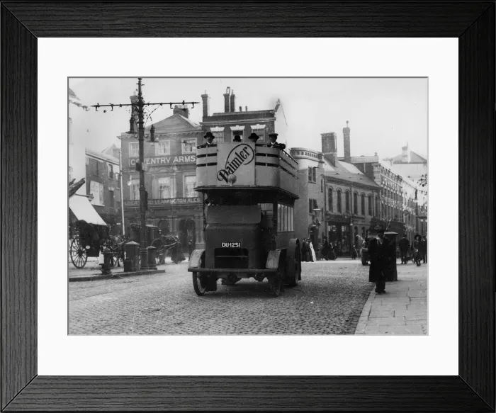 Framed Print : 1910 Daimler KPL bus. Creator: Unknown Framed Print : 1910 Daimler KPL bus. Creator: Unknown