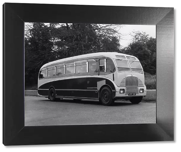 1951 Daimler CVD6 coach with Burlingham body. Creator: Unknown