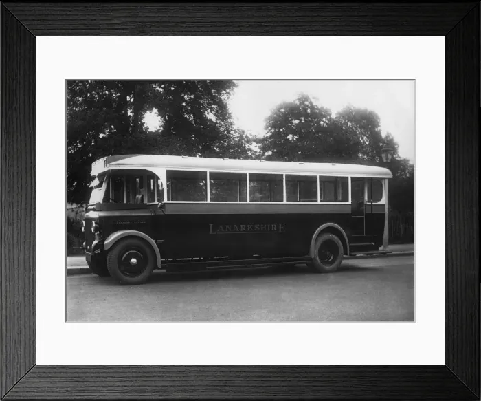 Framed Print : 1929 Daimler CF6 service bus. Creator: Unknown Framed Print : 1929 Daimler CF6 service bus. Creator: Unknown