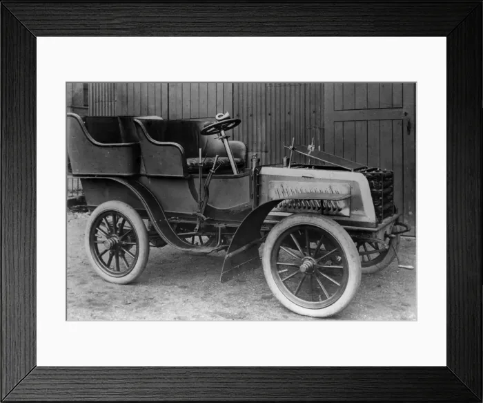 Framed Print : 1903 Ryknield 10hp tonneau. Creator: Unknown Framed Print : 1903 Ryknield 10hp tonneau. Creator: Unknown