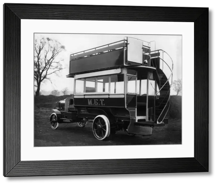 Framed Print : 1914 Daimler bus. Creator: Unknown Framed Print : 1914 Daimler bus. Creator: Unknown