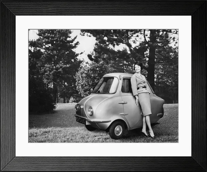 Framed Print : 1960 Scootacar Microcar. Creator: Unknown Framed Print : 1960 Scootacar Microcar. Creator: Unknown