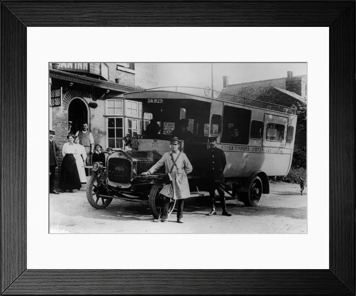 Framed Print : 1913 Albion 32hp bus. Creator: Unknown Framed Print : 1913 Albion 32hp bus. Creator: Unknown