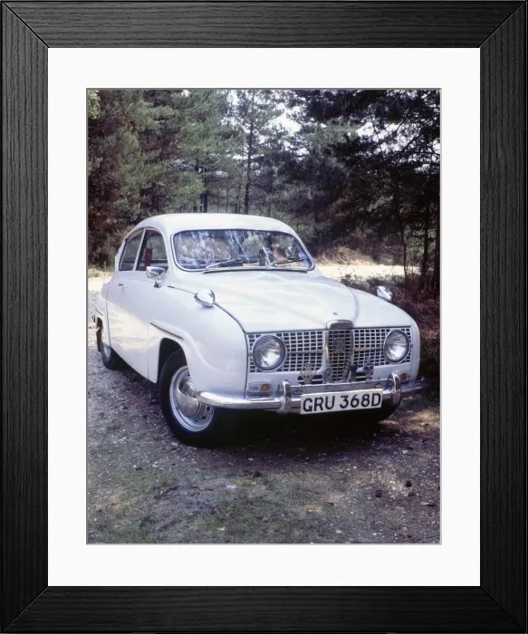 Framed Print : 1966 Saab 96. Creator: Unknown Framed Print : 1966 Saab 96. Creator: Unknown