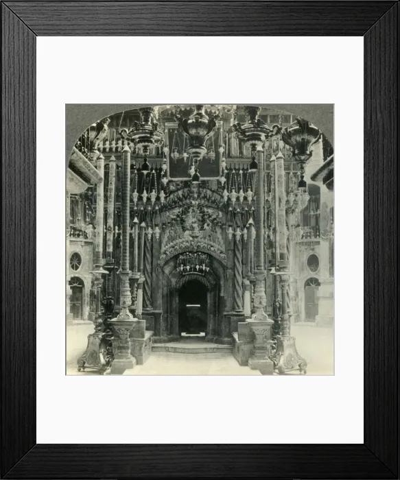 Framed Print : The Holy Sepulchre, Jerusalem, Palestine, c1930s. Creator: Unknown Framed Print : The Holy Sepulchre, Jerusalem, Palestine, c1930s. Creator: Unknown