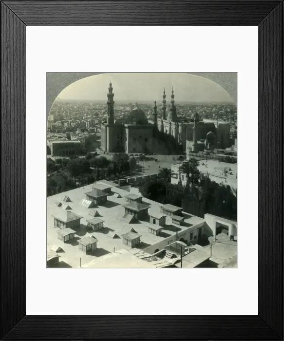 Framed Print : Cairo, the City of Romance, N. W. from Saladins Citadel, Egypt, c1930s. Creator: Unknown Framed Print : Cairo, the City of Romance, N. W. from Saladins Citadel, Egypt, c1930s. Creator: Unknown
