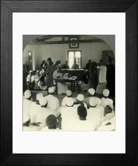 Framed Print : A Native Court in Ujili, Tanganyika Territory, Africa, c1930s. Creator: Unknown
