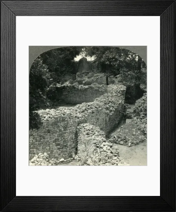 Framed Print : The Zimbabwe Ruins near Fort Victoria, Rhodesia, South Africa, c1930s. Creator: Unknown Framed Print : The Zimbabwe Ruins near Fort Victoria, Rhodesia, South Africa, c1930s. Creator: Unknown