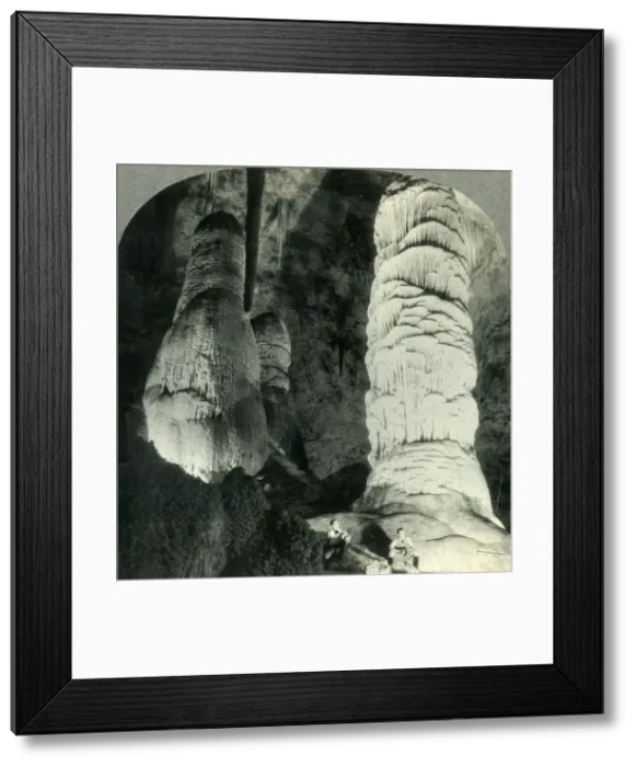 Framed Print : The Giant Dome, the Worlds Largest Known Stalagnite, Carlsbad, New Mexico, c1930s Framed Print : The Giant Dome, the Worlds Largest Known Stalagnite, Carlsbad, New Mexico, c1930s