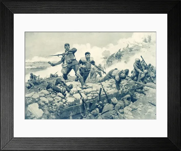 Framed Print : Italian Soldiers Equipped with Breast-plates, 1917. Creator: Unknown Framed Print : Italian Soldiers Equipped with Breast-plates, 1917. Creator: Unknown