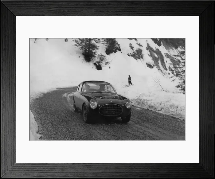 Framed Print : OSCA 1954 Lyon-Charbonnieres rally, winner Laroche-Radix. Creator: Unknown Framed Print : OSCA 1954 Lyon-Charbonnieres rally, winner Laroche-Radix. Creator: Unknown
