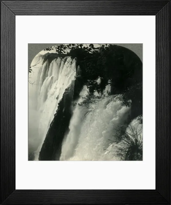 Framed Print : Victoria Falls Making a 343-Foot Plunge, Rhodesia, South Africa, c1930s. Creator: Unknown Framed Print : Victoria Falls Making a 343-Foot Plunge, Rhodesia, South Africa, c1930s. Creator: Unknown