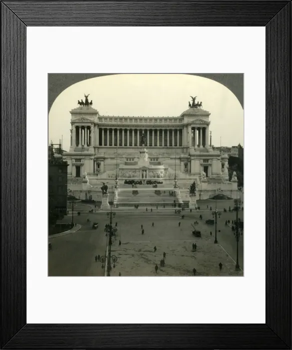 Framed Print : Victor Emmanuel Monuments, Romes Memorial to United Italys First King and to Her Framed Print : Victor Emmanuel Monuments, Romes Memorial to United Italys First King and to Her