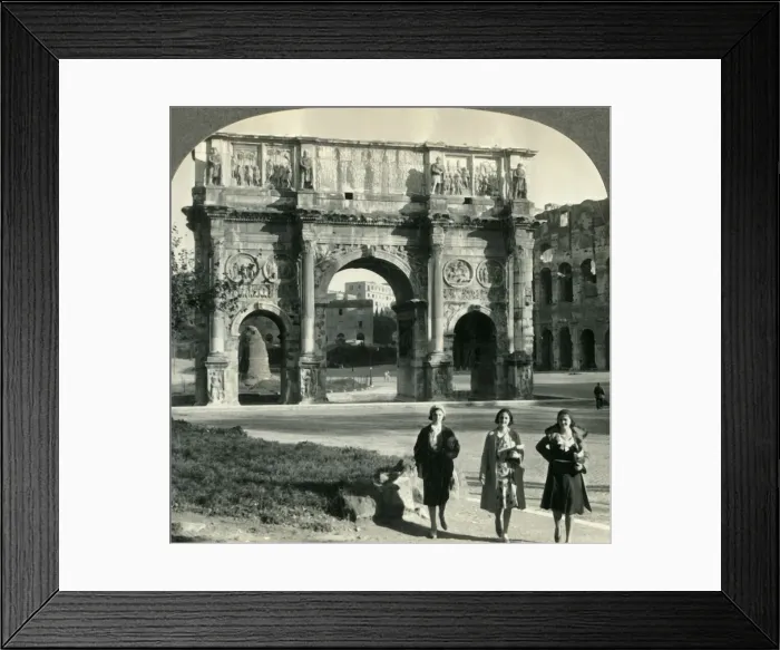 Framed Print : The Triumphal Arch of Constantine, Rome, Italy, c1930s. Creator: Unknown Framed Print : The Triumphal Arch of Constantine, Rome, Italy, c1930s. Creator: Unknown