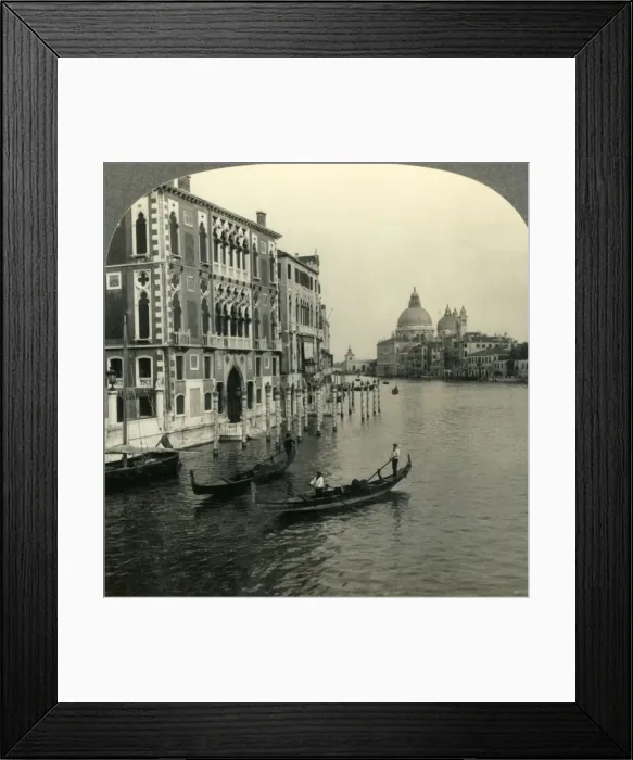 Framed Print : The Grand Canal, Venice, Italy, c1930s. Creator: Unknown Framed Print : The Grand Canal, Venice, Italy, c1930s. Creator: Unknown