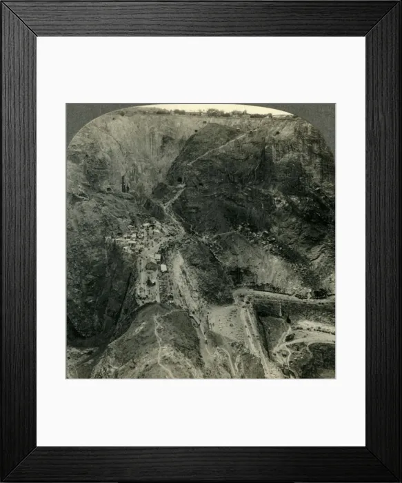 Framed Print : Across the Mammoth Pits of South Africas Greatest Diamond Mine, Pretoria, Transvaal, c1930s Framed Print : Across the Mammoth Pits of South Africas Greatest Diamond Mine, Pretoria, Transvaal, c1930s