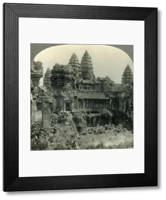 Framed Print : The Ruins of Angkor Wat, the Best Preserved Example in the World of Khmer Architecture Framed Print : The Ruins of Angkor Wat, the Best Preserved Example in the World of Khmer Architecture