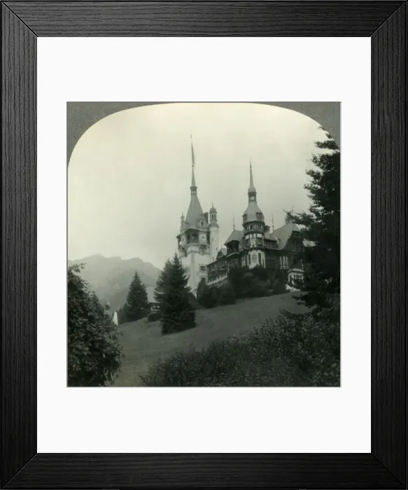 Framed Print : Sinaia, a Playground for Kings - the Royal Castle and Summer Palace of the King of Rumania Framed Print : Sinaia, a Playground for Kings - the Royal Castle and Summer Palace of the King of Rumania