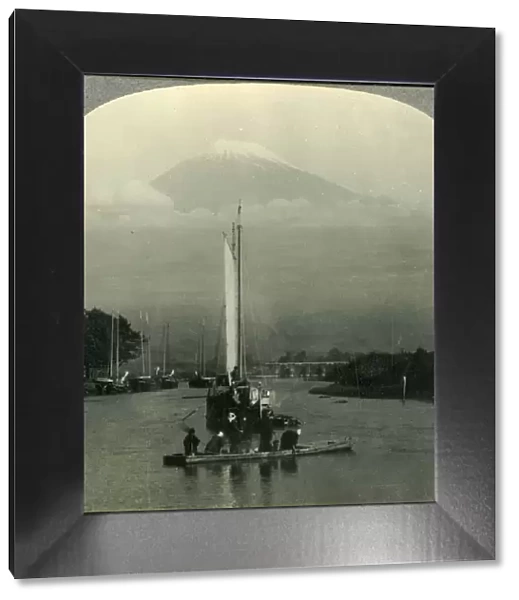 Beloved of Artists and Poets - Snow-capped Fuji, the sacred Mountain of Japan, c1930s